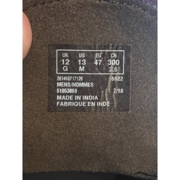 New Clarks Bushacre 2 Suede Chukka Desert Boots US13 Purple ankle chelsea work - Picture 10 of 10